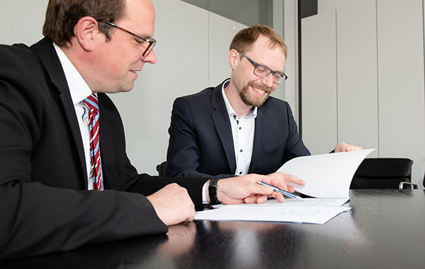 Patentanwalt Rosentreter und Mandant